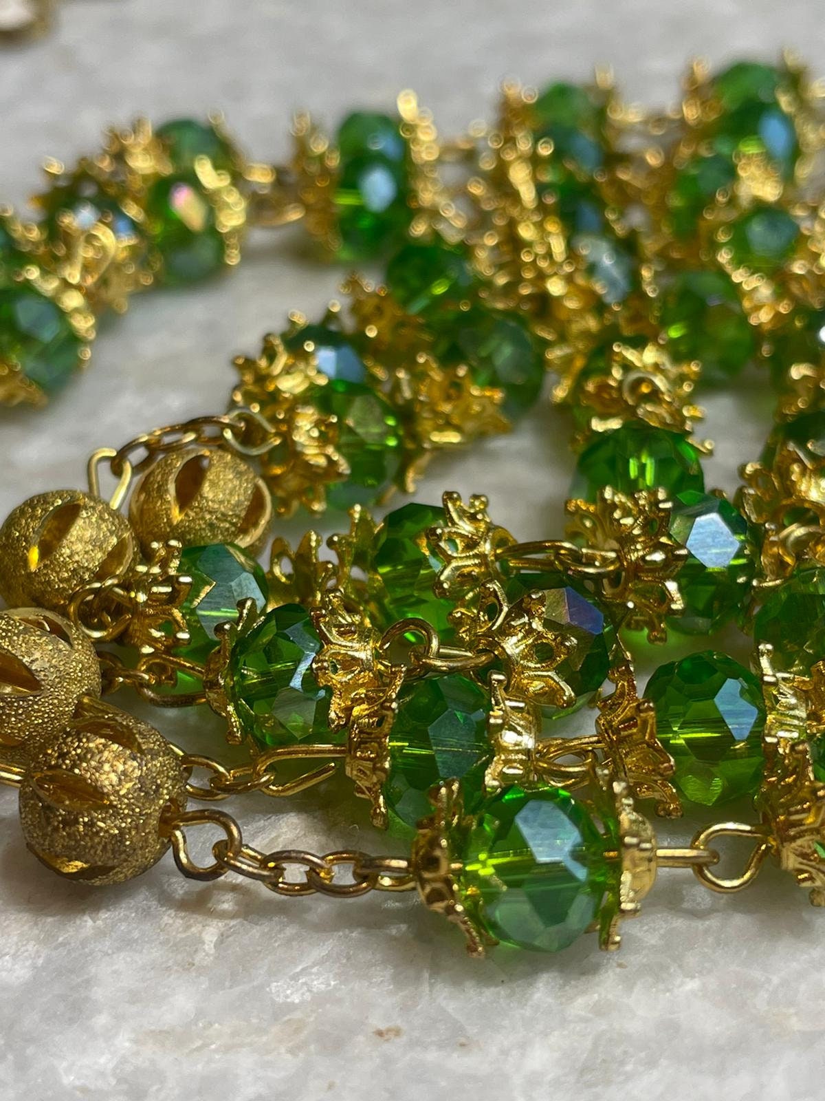 Rosary beads made at the Holy Land with Crucifix, rosary beads, rosary beads catholic, rosary beads first communion, rosary necklace