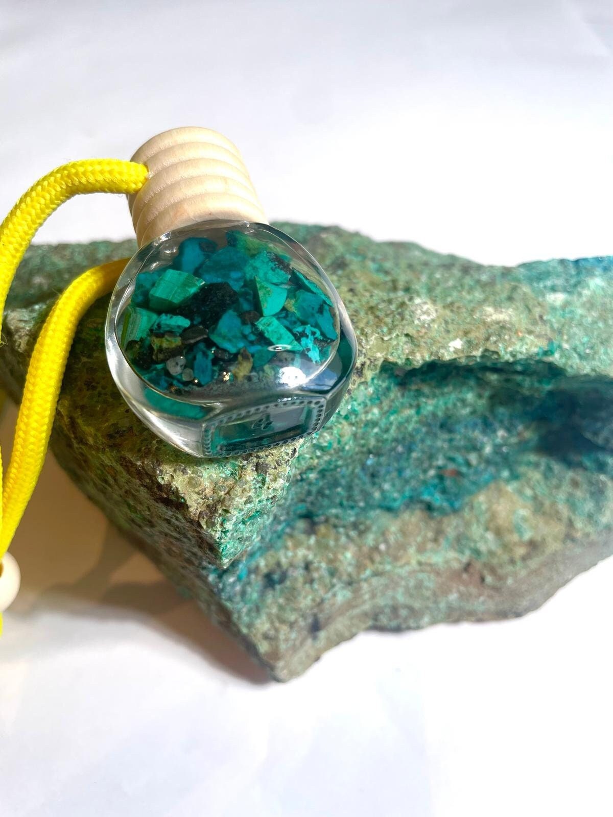 Vial with Rare Eilat Stones Gemstone, Crystal Israel, King Solomon, Mine Rough Timna, rare eilat stone, Rough Eilat Stone, Eilat Stone Raw