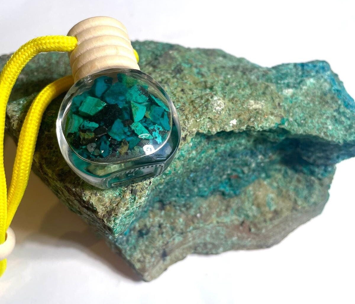 Vial with Rare Eilat Stones Gemstone, Crystal Israel, King Solomon, Mine Rough Timna, rare eilat stone, Rough Eilat Stone, Eilat Stone Raw