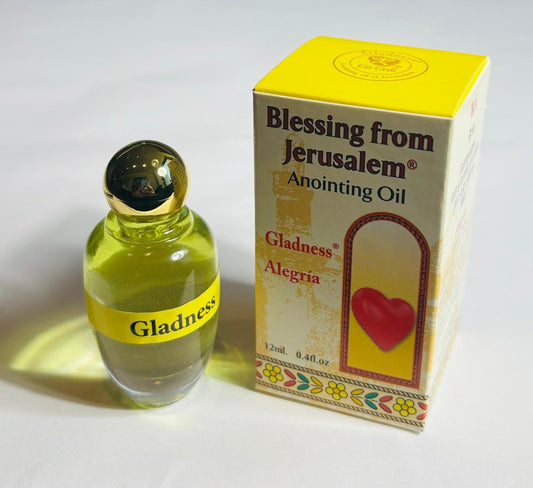 Anoiting oil from Israel, anointing oil bottle, Gladness anointing oil, christian gifts, gift for her, holy oills, birthday gifts