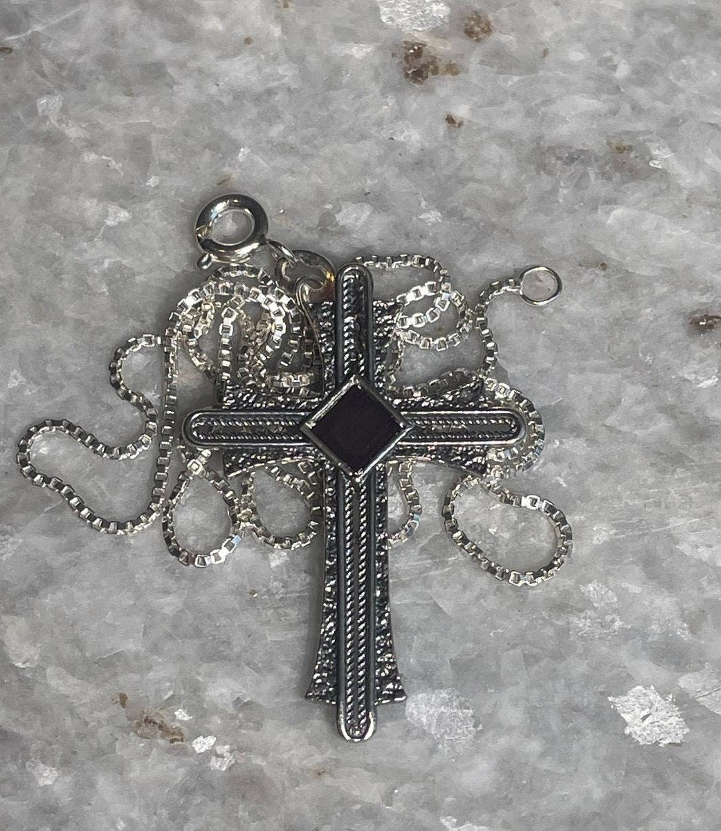 Cross Nano Bible Pendant, 925 silver, Jewish gift, cross pendant, cross necklace, nano bible necklace , birthday gift, unisex jewelry