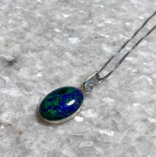 Eilat Stone Silver Necklace, Eilat Stone Jewelry, 925 silver, Silver Necklace, jewish jewelry, Religious Gift, gift for her, gift for him
