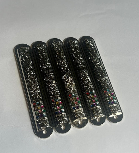 Handmade Mezuzah, Jewish Home Gift, Religious Gift for Jewish Home, Judaica from Israel, Unique Mezuza, Twelve Tribes of Israel Hoshen