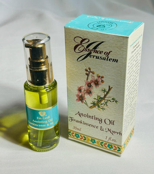 Anoiting oil from the Israel, anointing oil bottle, Frankincense and Myrrh anointing oil, christian gifts, gift for her, birthday gift