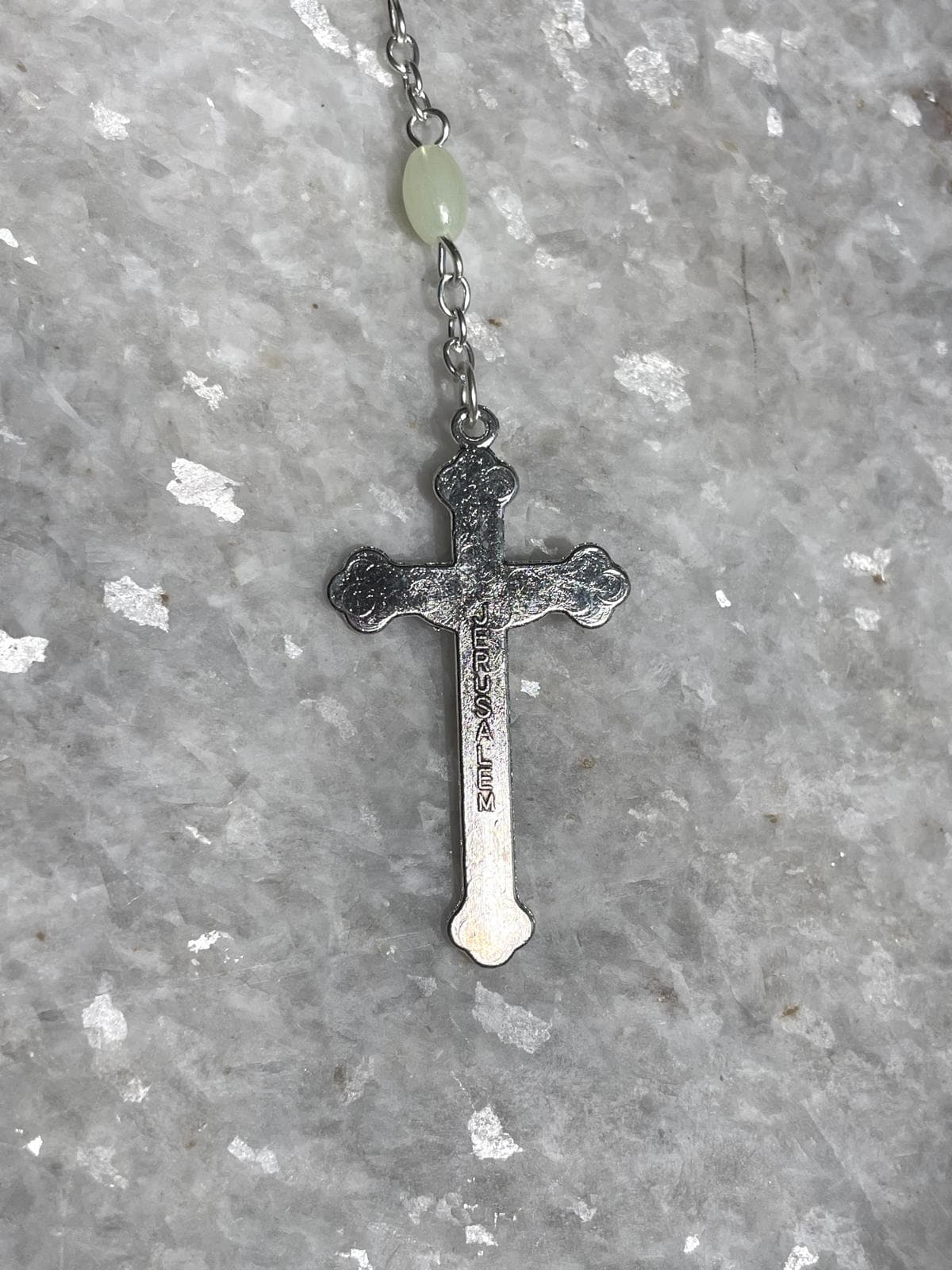 Rosary beads made at the Holy Land with Crucifix, rosary beads, rosary beads catholic, rosary beads first communion, rosary necklace