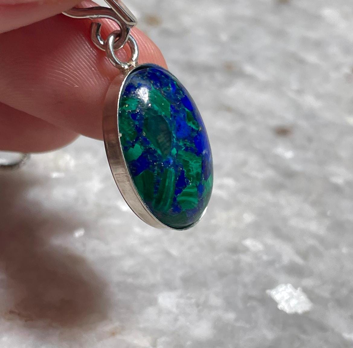 Eilat Stone Silver Necklace, Eilat Stone Jewelry, 925 silver, Silver Necklace, jewish jewelry, Religious Gift, gift for her, gift for him