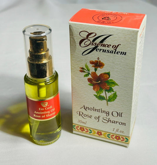 Anoiting oil from the holyland, anointing oil bottle, Rose of Sharon Anointing Oil, christian gifts, gift for her, birthday, gift for him