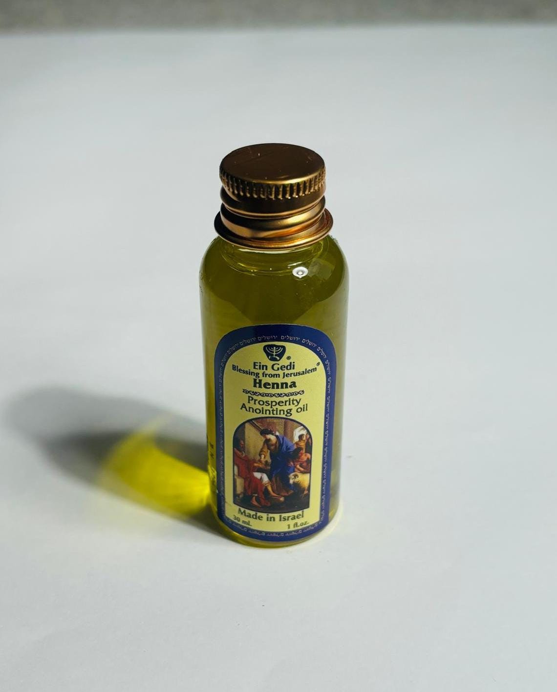 Anoiting oil from the holyland, anointing oil bottle, henna Prosperity anointing oil, christian gifts, gift for her, gift for him, healing