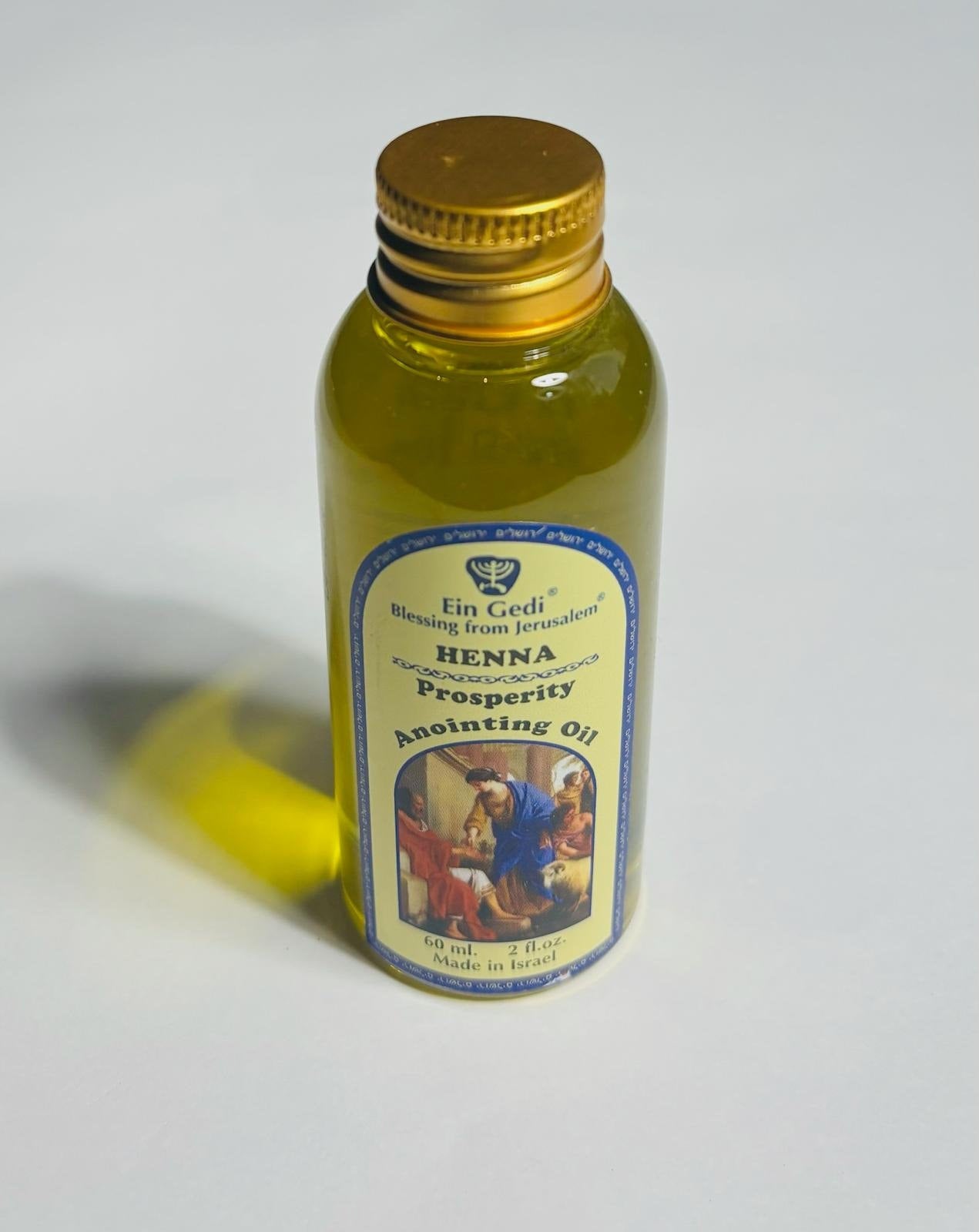 Anoiting oil from Israel, henna Prosperity anointing oil, anointing oil bottle, christian gifts, gift for her, gift for him, healing