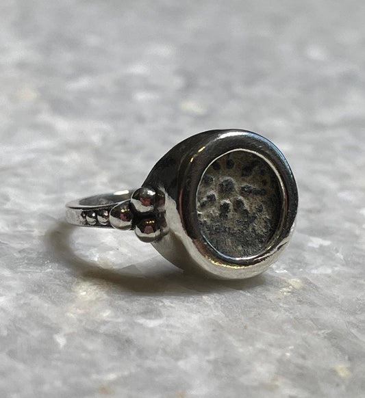 Authentic Widow Mite coin ring, 925 Silver, handmade ring, Ancient Coin Jewelry, Rare Coin, unique ring, mite ring, blessed ring, coin ring