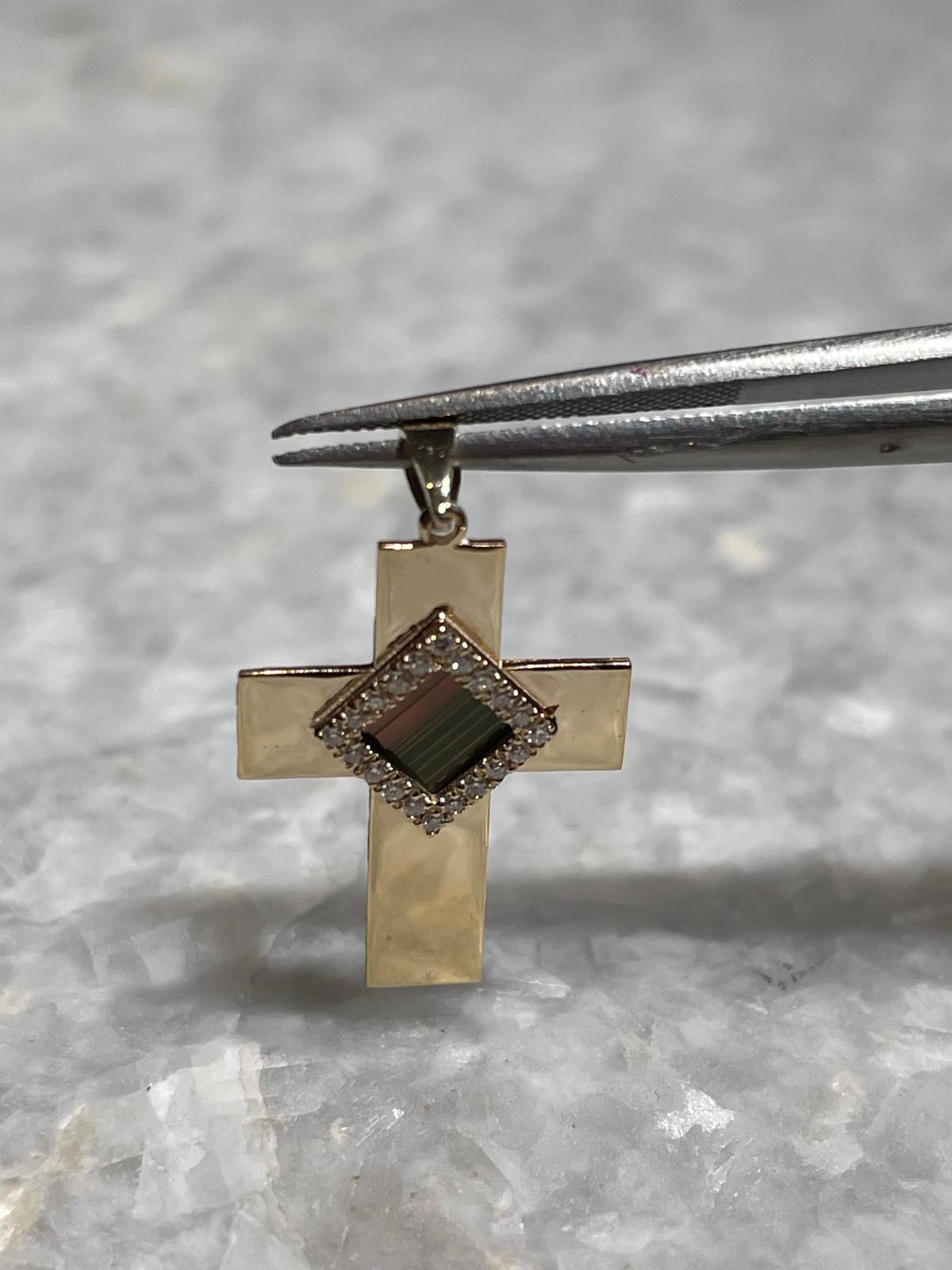 Nano Bible Pendant, 14K gold, Cross Pendant, 14K Gold Chain Necklaces, gift for her, Fathers Day, gift for husband, gift for wife