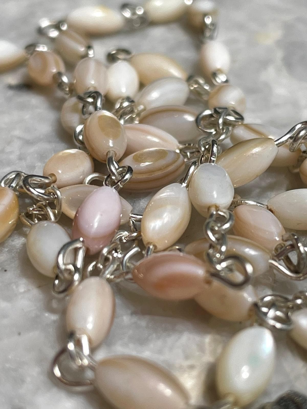 Rosary beads made at the Holy Land with Crucifix, rosary beads, rosary beads gift, rosary beads first communion, hand made rosary necklace
