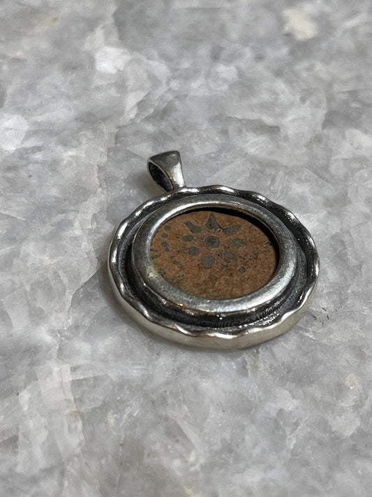 Authentic Widows Mite Coin necklace, 925 Silver, Biblical jewelry, bible pendant, Ancient coin, coin necklace, Christian gift, Christmas