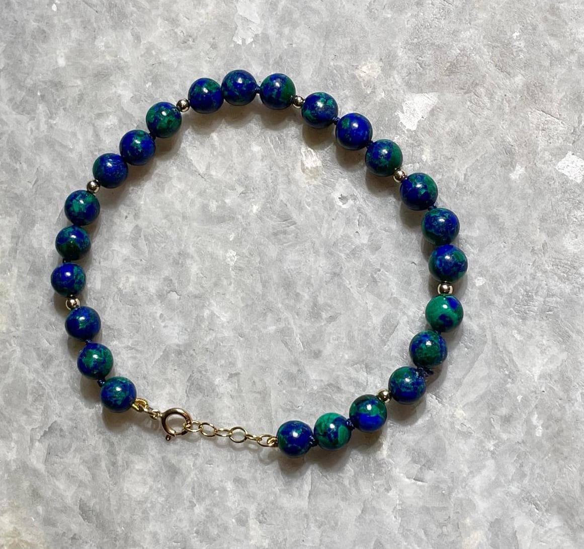 Eilat Stone Bracelet, 14K Gold, Gold beaded Bracelet, jewish jewelry, jewish Bracelet, bat mitzvah gifts, jewish, Hand Made Bracelet