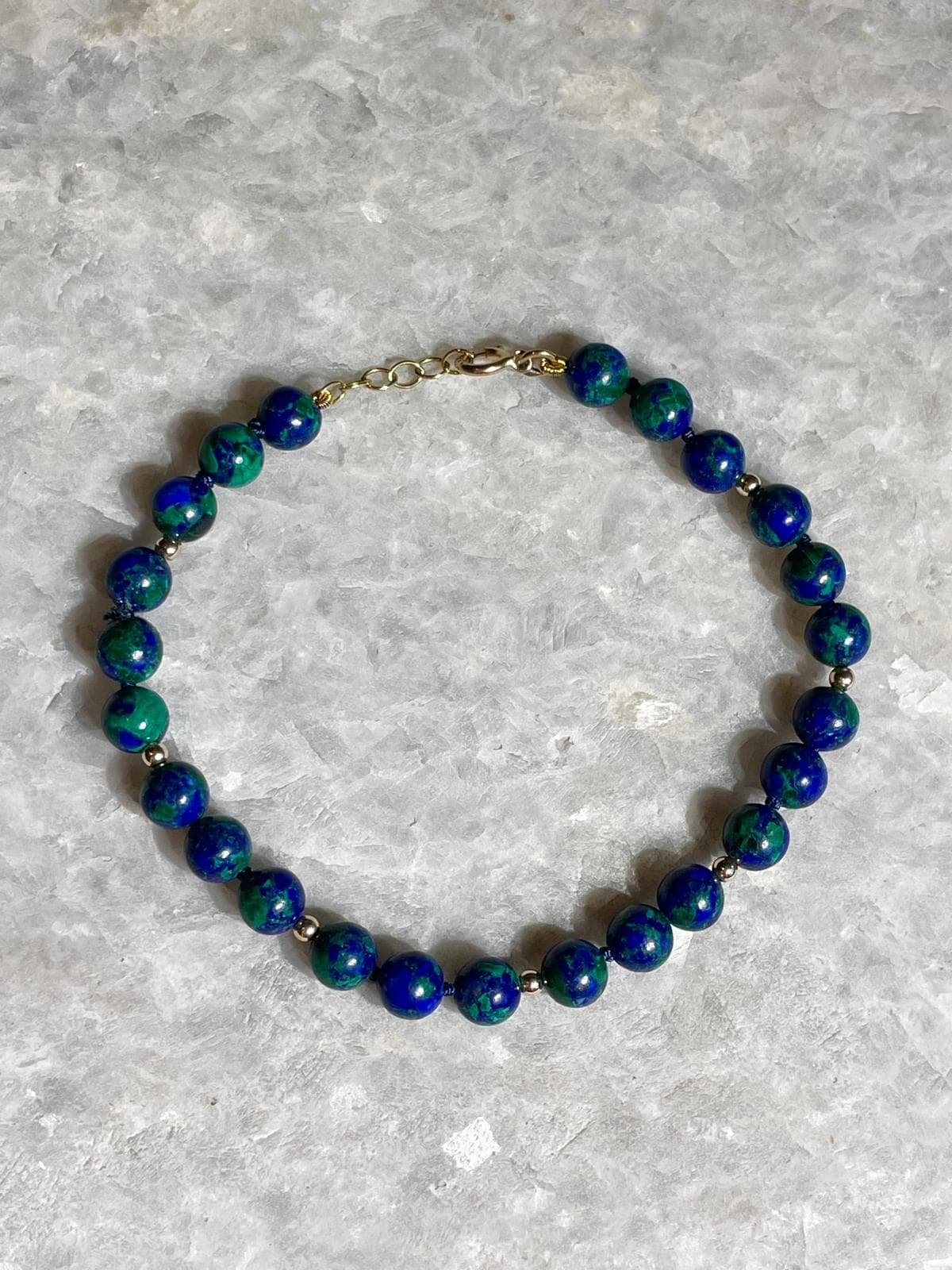 Eilat Stone Bracelet, 14K Gold, Gold beaded Bracelet, jewish jewelry, jewish Bracelet, bat mitzvah gifts, jewish, Hand Made Bracelet