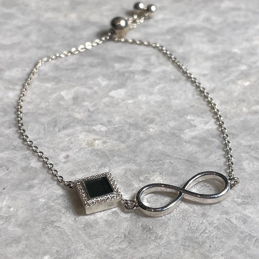 Infinity Nano Bible bracelet, 925 silver, Christian gift, gift for her, gift for wife, Infinity bracelet, Romantic jewelry, Valentines Day