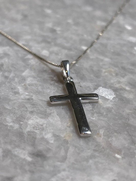 Cross Pendant With Jerusalem Engraving, 925 silver, christian gift, cross pendant, cross necklace, Birthday, unisex jewelry, Christmas Gift