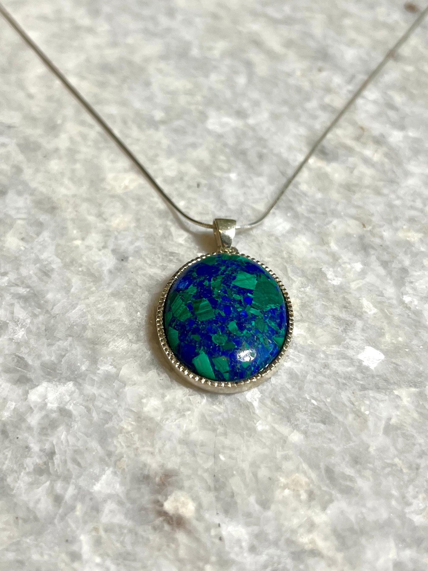 Eilat Stone Silver Necklace, Eilat Stone Jewelry, 925 silver, Silver Necklace, jewish jewelry, Religious Gift, gift for her, gift for him