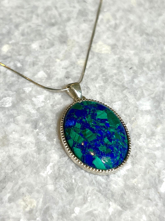 Eilat Stone Silver Necklace, Eilat Stone Jewelry, 925 silver, Silver Necklace, jewish jewelry, Religious Gift, gift for her, gift for him