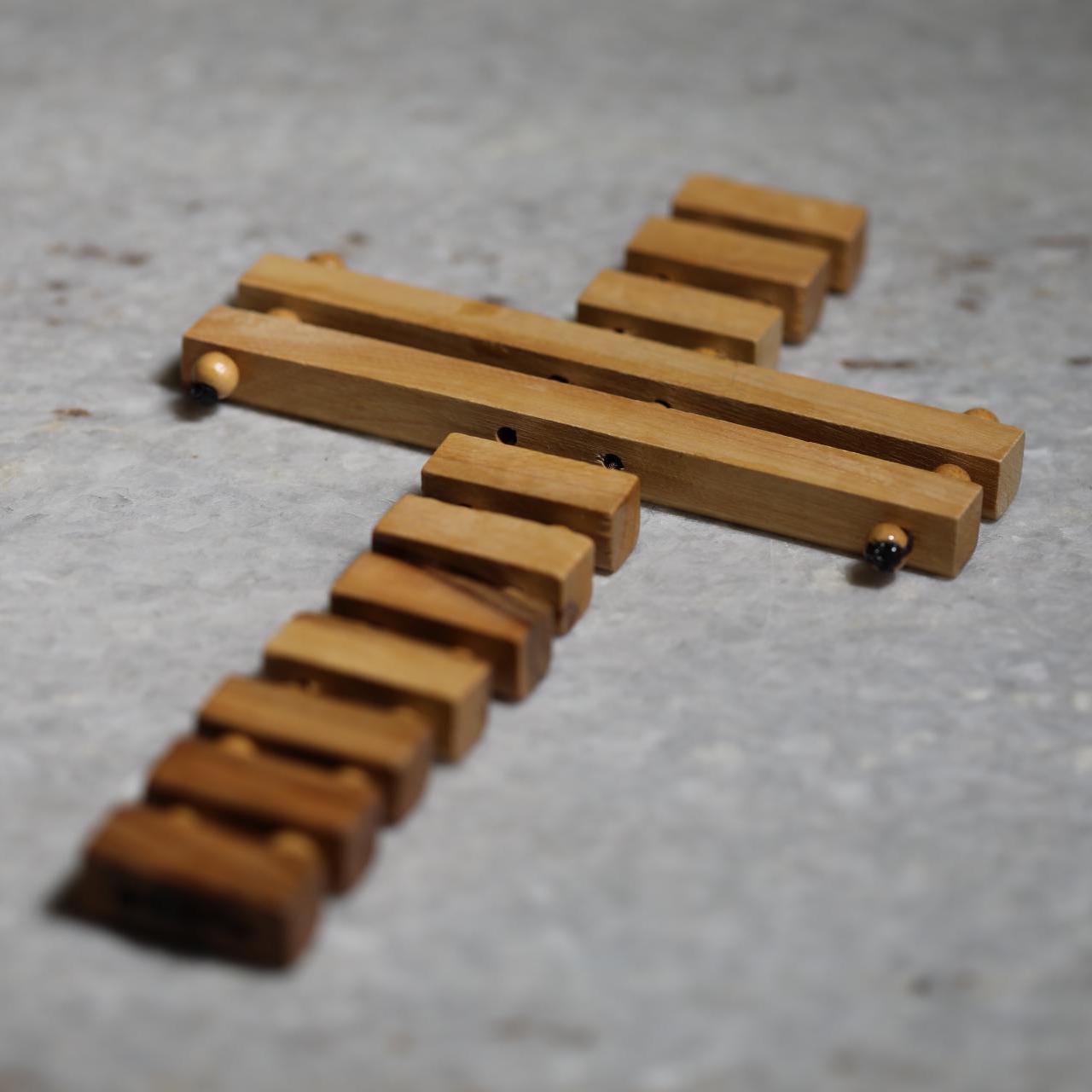 Olive Wood Cross Blessing Our Father Prayer, Carving on olive wood, hand made in the Holy Land with shape of Holy cross, blessing for home