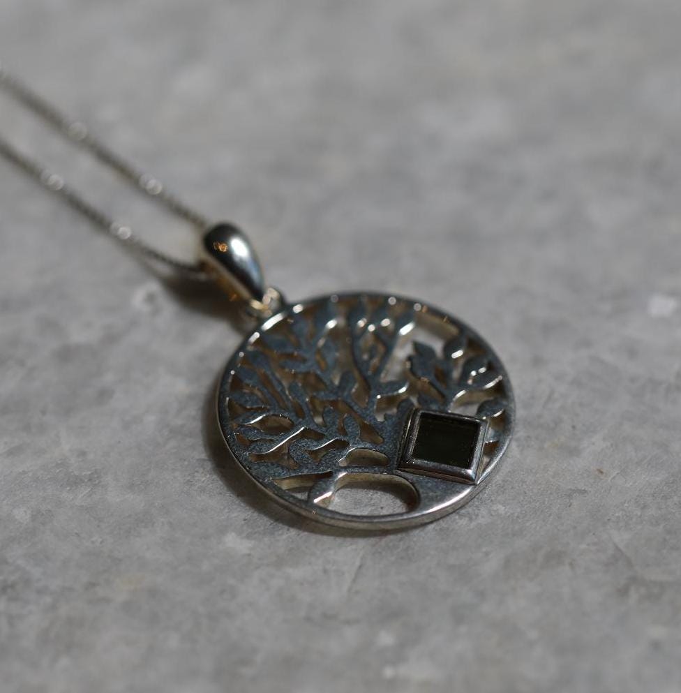 Nano Bible Tree of Life necklace, 925 silver, Tree of life Pendant, Christian gift, Religious Gift, gift for her, gift for him, unissex gift