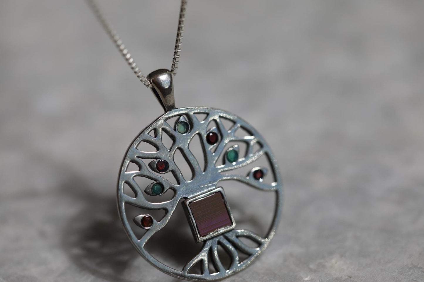 Nano Bible Tree of Life necklace, 925 silver, Tree of life Pendant, Christian gift, Religious Gift, gift for her, gift for him, unissex gift
