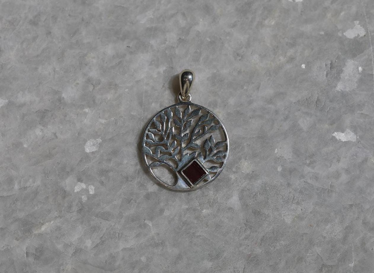 Nano Bible Tree of Life necklace, 925 silver, Tree of life Pendant, Christian gift, Religious Gift, gift for her, gift for him, unissex gift