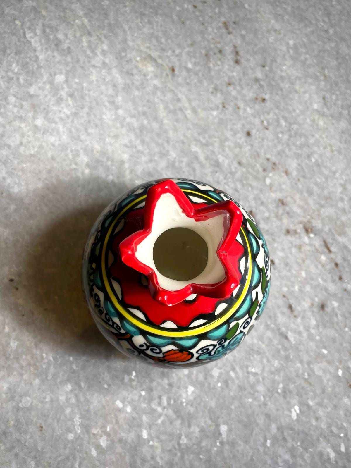 Handmade Ceramic Seven Species Pomegranate, Jewish gift, made in Israel, Judaica from israel, Home Decor, New Home Gift, wedding gifts