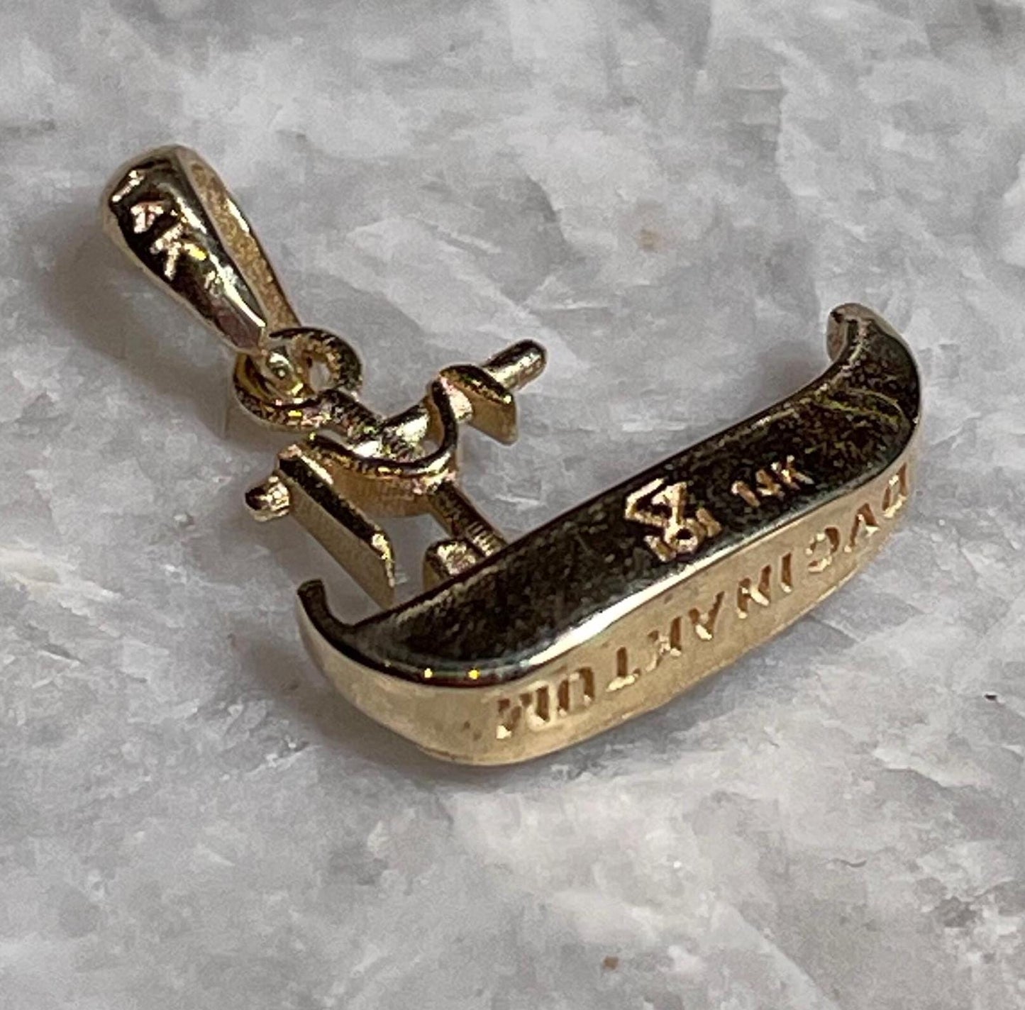 14K Gold Jesus Boat Pendant with Diamonds, Elegant Religious Jewelry , Gold pendant, Christmas gift, cross jewelry, Unissex , Jesus boat