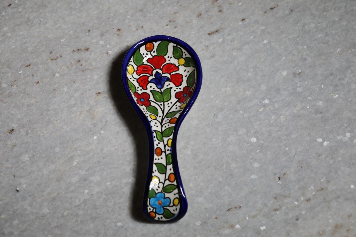 Ceramic Spoon Rest, Handmade pottery, Spoon rest, Kitchen decor, Spoon holder for kitchen, Judaica from Israel, Home Decor, New Home Gift