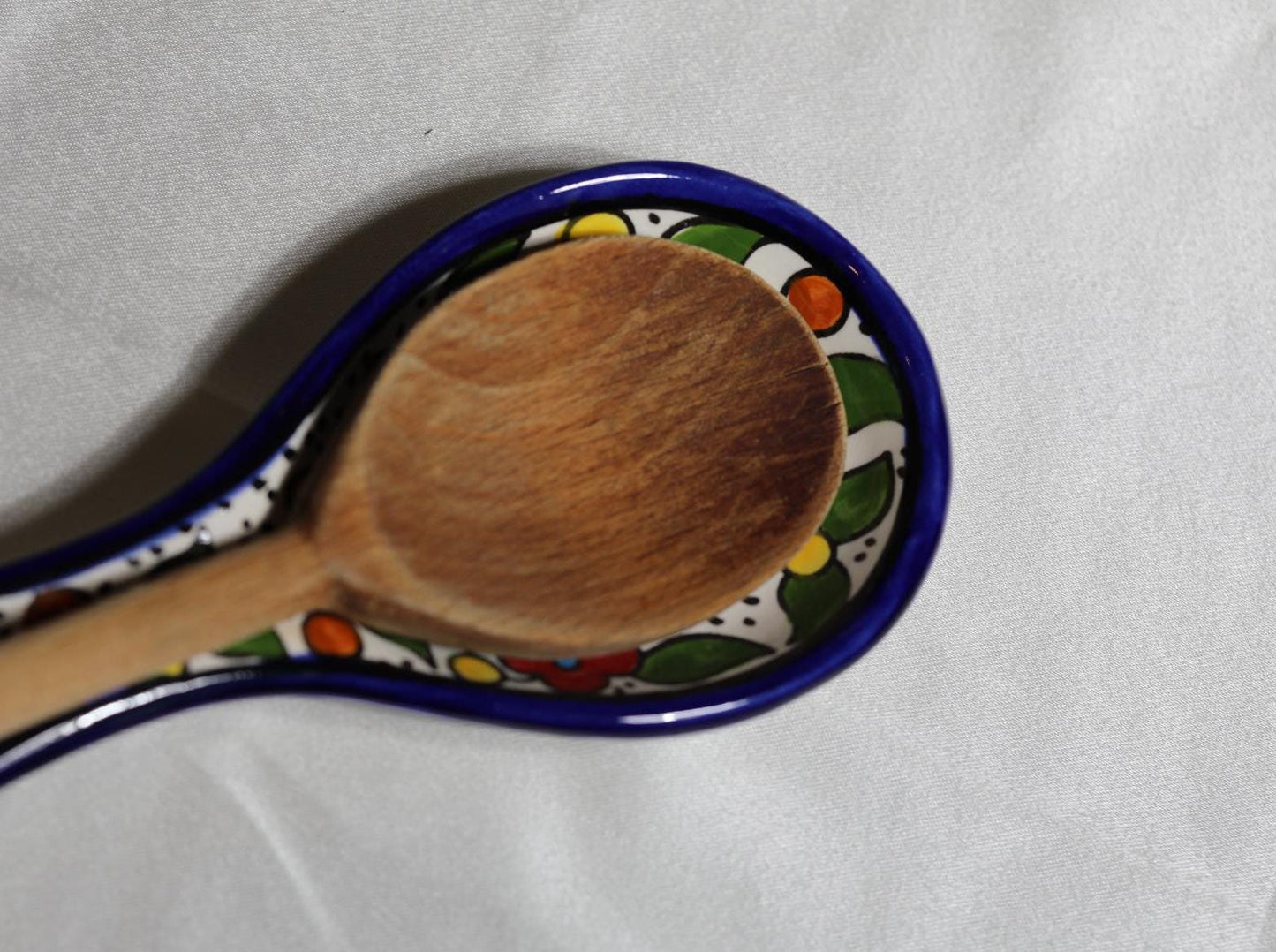 Ceramic Spoon Rest, Handmade pottery, Spoon rest, Kitchen decor, Spoon holder for kitchen, Judaica from Israel, Home Decor, New Home Gift