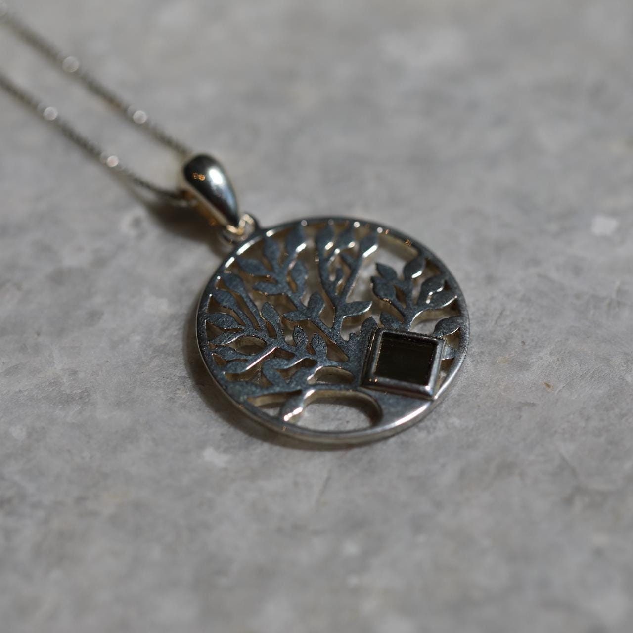 Nano Bible Tree of Life necklace, 925 silver, Tree of life Pendant, Christian gift, Religious Gift, gift for her, gift for him, unissex gift