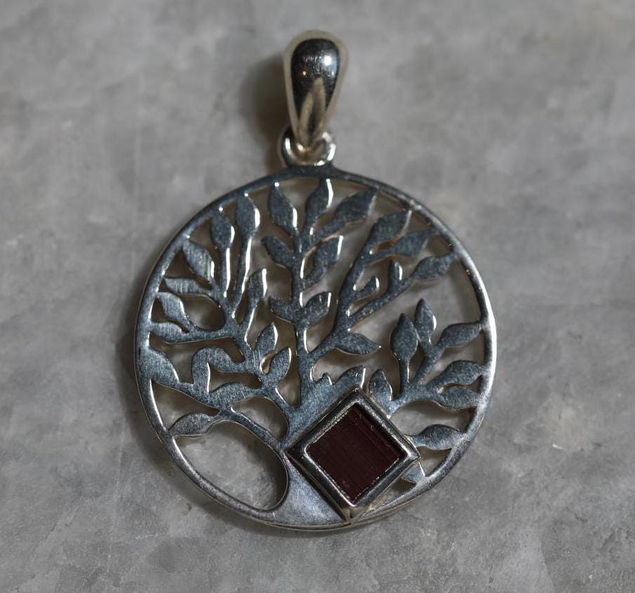Nano Bible Tree of Life necklace, 925 silver, Tree of life Pendant, Christian gift, Religious Gift, gift for her, gift for him, unissex gift