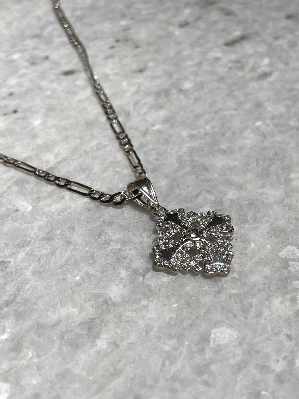 silver cross necklace, silver jewelry, Cross Silver Pendant, Christian gift, Religious Gift, gift for her, Cross Necklace, birthday gift